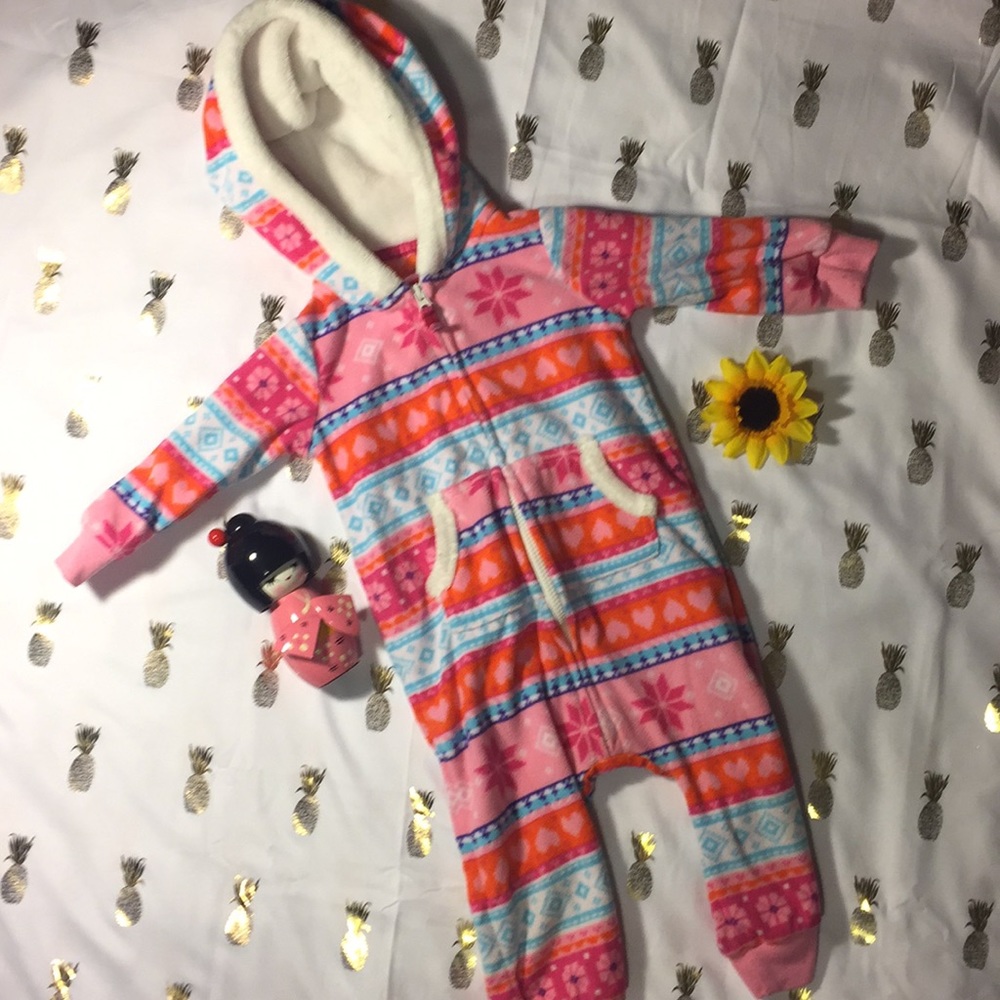 Carters hooded jumpsuit